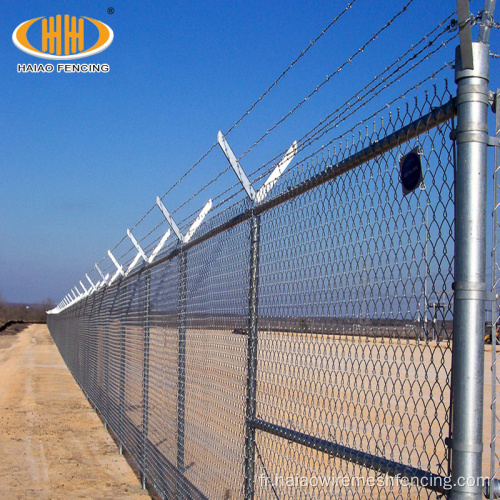 Clôtures de jeu de sport clôture de 8 pieds de clôture de liaison de chaîne